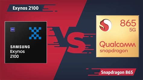 exynos 2100 vs snapdragon 865.
